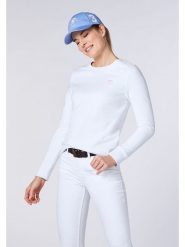 Polo Sylt Bluza w kolorze białym rozmiar: XXL. Białe bluzy damskie Polo Sylt, xxl, bez wzorów, bez kaptura. Za 87.81 zł.