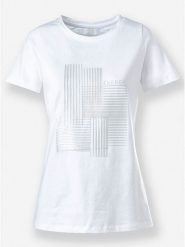 KARI TRAA Koszulka w kolorze białym rozmiar: 36. Białe bluzki damskie Kari Traa, bez wzorów, z bawełny, bez kołnierzyka, bez ramiączek. Za 52.30 zł.