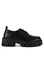 DeeZee Półbuty HY24249-4 Czarny. Czarne półbuty damskie DeeZee, bez wzorów, z materiału, bez obcasa, na płaskiej podeszwie, bez zapięcia. Za 159.99 zł.
