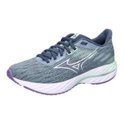 Buty do biegania damskie Mizuno Wave Inspire 21. Białe obuwie sportowe damskie Mizuno, z materiału, bez zapięcia, do biegania, mizuno wave. Za 612.00 zł.