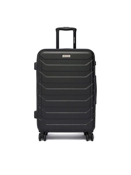 GINO ROSSI Walizka średnia C-GIN-M-001-05-BLACK Czarny. Czarne walizki Gino Rossi, bez wzorów, z tworzywa sztucznego, średnie. Za 279.99 zł.