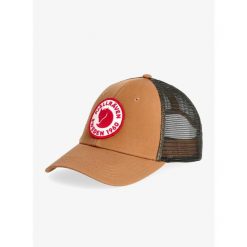 Czapka z daszkiem Fjallraven 1960 Logo Långtradarkeps. Brązowe czapki z daszkiem damskie Fjällräven, bez wzorów. Za 159.99 zł.
