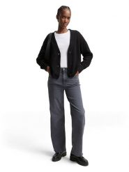 Tom Tailor Dżinsy - Wide fit - w kolorze szarym rozmiar: S/L32. Szare jeansy damskie Tom Tailor, z podwyższonym stanem. Za 83.22 zł.