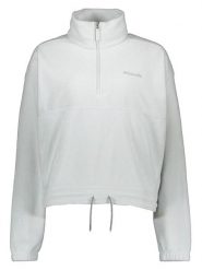 Columbia Bluza polarowa "Brushy Bay" w kolorze białym rozmiar: S. Białe bluzy damskie Columbia, s, bez wzorów, z polaru, bez kaptura. Za 154.95 zł.