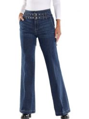 Heine Dżinsy - Comfort fit - w kolorze niebieskim rozmiar: 38. Niebieskie jeansy damskie Heine, z podwyższonym stanem. Za 76.95 zł.