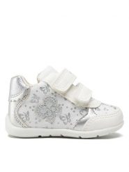 Geox Sneakersy B Elthan G. A B251QA 0AW54 C0007 Biały. Białe buty sportowe dziewczęce Geox, bez wzorów, z materiału, bez zapięcia. Za 159.99 zł.
