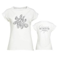 Givova Damska Koszulka Lady Floral M. Brązowe koszulki damskie Givova, m, bez wzorów, bez kołnierzyka, bez ramiączek. Za 270.99 zł.