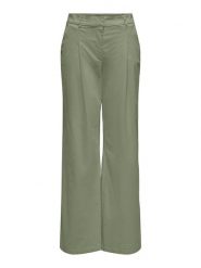 ONLY Spodnie w kolorze khaki rozmiar: S/L32. Brązowe spodnie materiałowe damskie Only, bez wzorów, z materiału. Za 92.21 zł.