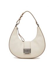 Tommy Jeans Torebka Tjw Crush Shoulder Bag AW0AW17539 Beżowy. Brązowe torebki klasyczne damskie Tommy Jeans, z jeansu, bez dodatków. Za 389.99 zł.