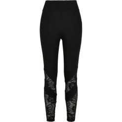 Legginsy Damskie Koronka Z Wysokimi Stanami. Czarne legginsy damskie Urban Classics, s, bez wzorów, z koronki. Za 104.99 zł.