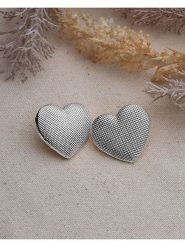 Luseera Kolczyki-wkrętki rozmiar: onesize. Szare kolczyki damskie Luseera, metalowe. Za 48.73 zł.