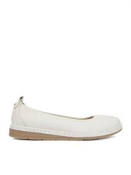 Lasocki Baleriny CEO-WI23-LYLA-01 Écru. Balerinki damskie Lasocki, bez wzorów, ze skóry. Za 199.99 zł.