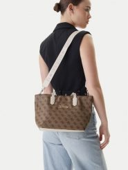 Guess Torebka J6RZ13 WFMF0 Brązowy. Brązowe torebki klasyczne damskie Guess, ze skóry, bez dodatków. Za 316.99 zł.