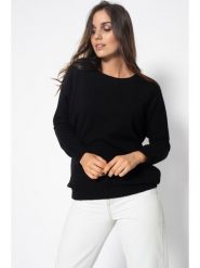 Perfect Cashmere Kaszmirowy sweter "Molly" w kolorze czarnym rozmiar: M. Czarne swetry klasyczne damskie Perfect Cashmere, m, z kaszmiru, bez kołnierzyka. Za 267.92 zł.