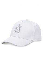 Armani Exchange Czapka z daszkiem XW000957 AF13846 U0002 Biały. Białe czapki z daszkiem damskie Armani Exchange, bez wzorów, z bawełny. Za 219.99 zł.