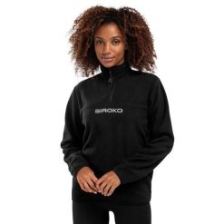 Bluza z grubego polaru damska Shadow-W SIROKO. Czarne bluzy damskie SIROKO, na zimę, xl, bez wzorów, z polaru, bez kaptura. W wyprzedaży za 126.00 zł.