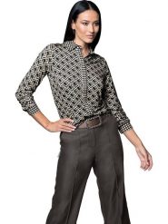 Heine Koszula w kolorze khaki rozmiar: 38. Brązowe koszule damskie Heine, bez wzorów, bez kołnierzyka, bez ramiączek. Za 56.99 zł.