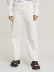 G-Star Dżinsy - Boyfriend fit - w kolorze białym rozmiar: W32/L32. Białe jeansy damskie G-Star, z podwyższonym stanem. Za 285.49 zł.