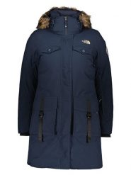 The North Face Parka puchowa w kolorze granatowym rozmiar: S. Niebieskie parki damskie The North Face, s, z puchu, bez kaptura. Za 702.81 zł.