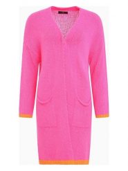 Zwillingsherz Kardigan "Neon & Love" w kolorze różowym rozmiar: onesize. Różowe kardigany damskie Zwillingsherz, bez wzorów. Za 152.62 zł.