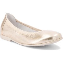 Baleriny KORNECKI - 05320 W/Zloto/S. Żółte baleriny dziewczęce Kornecki, ze skóry. W wyprzedaży za 139.00 zł.