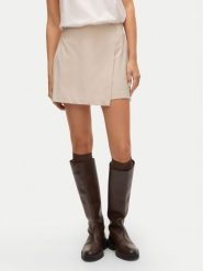Vero Moda Spódnico-szorty Melina 10332054 Beżowy Loose Fit. Brązowe szorty damskie Vero Moda, bez wzorów, z materiału. Za 89.99 zł.
