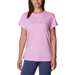 Koszulka damska Columbia Trek Graphic Tee z krótkim rękawem Koszulka damska Colu. Czerwone koszulki damskie Columbia, xs, bez wzorów, z bawełny, bez kołnierzyka, bez ramiączek. W wyprzedaży za 116.00 zł.