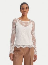 Morgan Bluzka 261-TCITY Écru Regular Fit. Bluzki damskie Morgan, s, bez wzorów, z syntetyku, bez kołnierzyka, bez ramiączek. Za 209.99 zł.