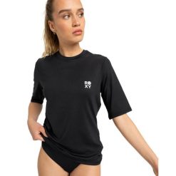 Koszulka rash vest z krótkim rękawem dla Kobiety HAPPY WAVES Czarny. Czarne bikini Roxy, bez wzorów, z elastanu. Za 149.99 zł.