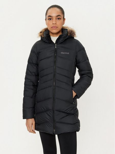 Marmot Kurtka puchowa Montreal M15838 Czarny Regular Fit. Czarne kurtki damskie Marmot, m, bez wzorów, z puchu, bez kaptura. Za 1,179.00 zł.