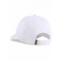 Czapka z daszkiem ESS LOVE UNITED PUMA White. Białe czapki z daszkiem damskie Puma, bez wzorów. Za 109.00 zł.