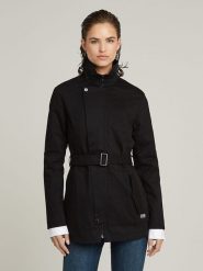 G-Star Trencz w kolorze czarnym rozmiar: XS. Czarne płaszcze damskie G-Star, xs, bez wzorów, z tkaniny, bez kaptura. Za 274.75 zł.