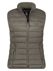 Canadian Peak Kamizelka pikowana w kolorze khaki rozmiar: M. Brązowe kamizelki damskie Canadian Peak, m, bez wzorów, bez kaptura. Za 124.95 zł.