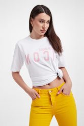 T-shirt damski DSQUARED2. T-shirty damskie Dsquared2, xs, bez wzorów, bez kołnierzyka. W wyprzedaży za 1,630.85 zł.