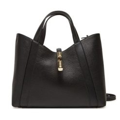 Torebka Furla. Czarne torebki klasyczne damskie Furla, bez dodatków. Za 1,369.00 zł.