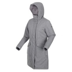Kurtka uniwersalna damska Regatta Winterparka Romine. Czarne kurtki damskie Regatta, na zimę, s, bez wzorów, z materiału, z kapturem. Za 361.70 zł.