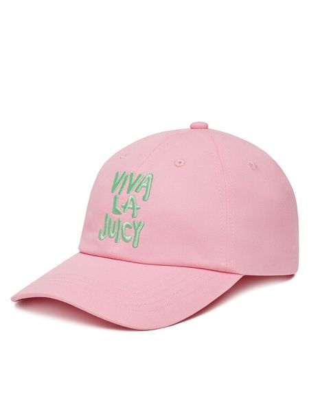 Juicy Couture Czapka z daszkiem Viva JCAWH125712 Różowy. Czerwone czapki z daszkiem damskie Juicy Couture, bez wzorów, z bawełny. Za 129.99 zł.