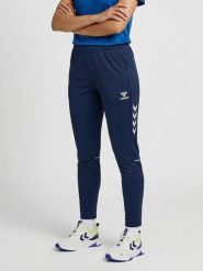 Damskie spodnie treningowe Hummel Core 2.0. Białe spodnie sportowe damskie Hummel, xl, bez wzorów, z materiału, z standardowym stanem, na fitness i siłownię. Za 252.50 zł.