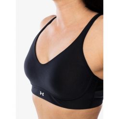 Stanik sportowy Under Armour Infinity 2.0 Low Sports Bra. Czarne biustonosze sportowe damskie Under Armour, bez wzorów. Za 151.99 zł.