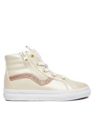 Vans Sneakersy SK8-Hi Reissue Side Zip VN0007Q3DJR1 Kremowy. Białe buty sportowe dziewczęce Vans, ze skóry, bez zapięcia. Za 159.99 zł.