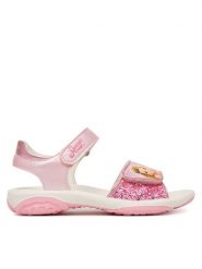 Primigi Sandały 1384300 S Różowy. Czerwone sandały dziewczęce Primigi, ze skóry, bez obcasa, bez zapięcia. Za 249.99 zł.