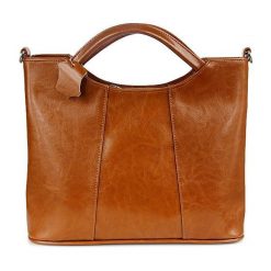 Torebka skórzana damska aktówka DAN-A T105 camel. Brązowe aktówki damskie DAN-A, ze skóry, bez dodatków. Za 299.99 zł.