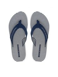 Tommy Hilfiger Japonki Th Ithaca Stripe Summer Sandal FW0FW09192 Granatowy. Niebieskie klapki damskie Tommy Hilfiger, bez wzorów, z materiału, bez obcasa, bez zapięcia. Za 169.99 zł.