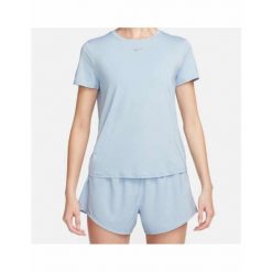 Koszulka do biegania damska Nike One Classic Dri-Fit. Niebieskie obuwie sportowe damskie Nike, bez zapięcia, do biegania. Za 149.99 zł.