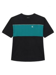 Calvin Klein Jeans T-Shirt LVCKTJA41B Czarny Regular Fit. Czarne t-shirty i koszulki chłopięce Calvin Klein Jeans, bez wzorów, z bawełny, bez kołnierzyka, bez ramiączek. Za 149.99 zł.