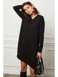 Joséfine Sukienka dzianinowa "Farel" w kolorze czarnym rozmiar: M. Czarne sukienki damskie Joséfine, bez wzorów, z dzianiny, bez ramiączek. Za 208.83 zł.
