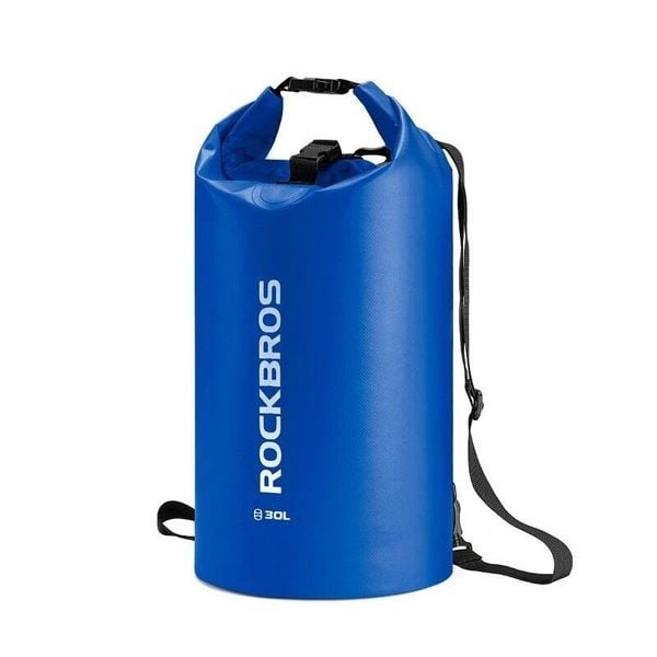 Wodoodporny plecak/torba sportowa Rockbros ST-003 (5l). Niebieskie torby sportowe ROCKBROS, bez wzorów. W wyprzedaży za 23.00 zł.