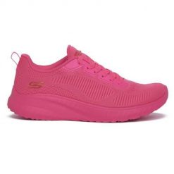Buty do chodzenia damskie Skechers Npnk Bobs Squad. Czerwone obuwie sportowe damskie Skechers, z materiału, bez zapięcia, trekkingowe. Za 372.00 zł.