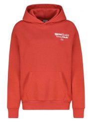 Sublevel Bluza w kolorze czerwonym rozmiar: M. Czerwone bluzy damskie Sublevel, m, bez wzorów, z bawełny, z kapturem. Za 105.38 zł.