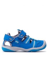 CMP Sandały Baby Naboo Hiking Sandal 30Q9552 Niebieski. Niebieskie sandały chłopięce CMP, ze skóry, bez zapięcia. Za 149.99 zł.
